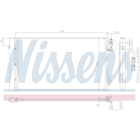 Nissens Condenser,94873